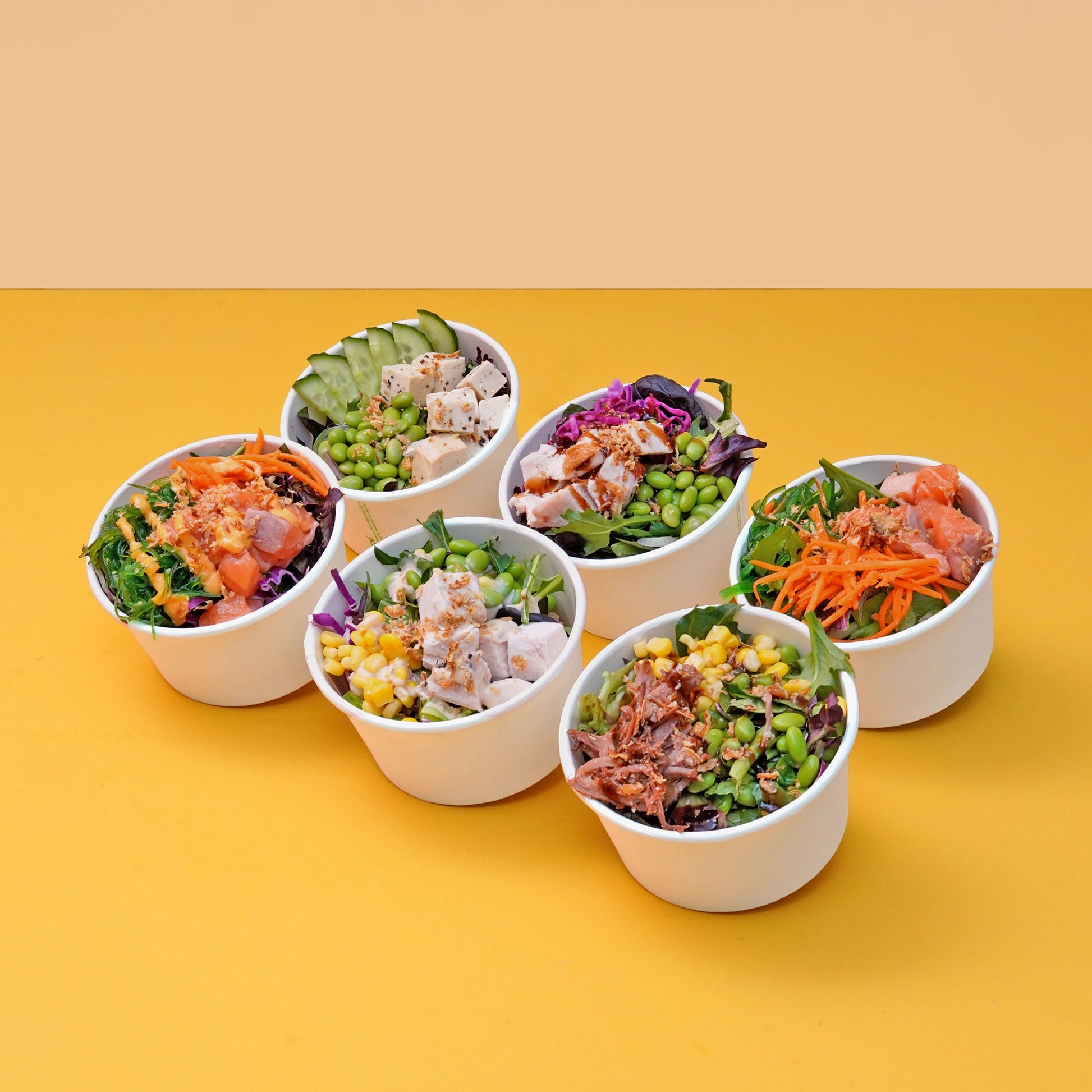 Mini Poke Bowls. The catering company you've been looking for. Order from Melbourne and Sydney's best corporate and party catering service. Free delivery on orders over $200.