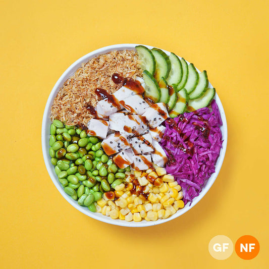 Gluten Free Chicken Poke Bowl. The catering company you've been looking for. Order from Melbourne and Sydney's best corporate and party catering service. Free delivery on orders over $200.