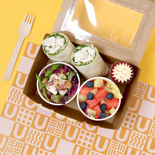 Chicken Wrap Boxed Lunch. The catering company you've been looking for. Order from Melbourne and Sydney's best corporate and party catering service. Free delivery on orders over $200.